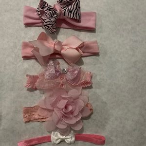 Pink headbands